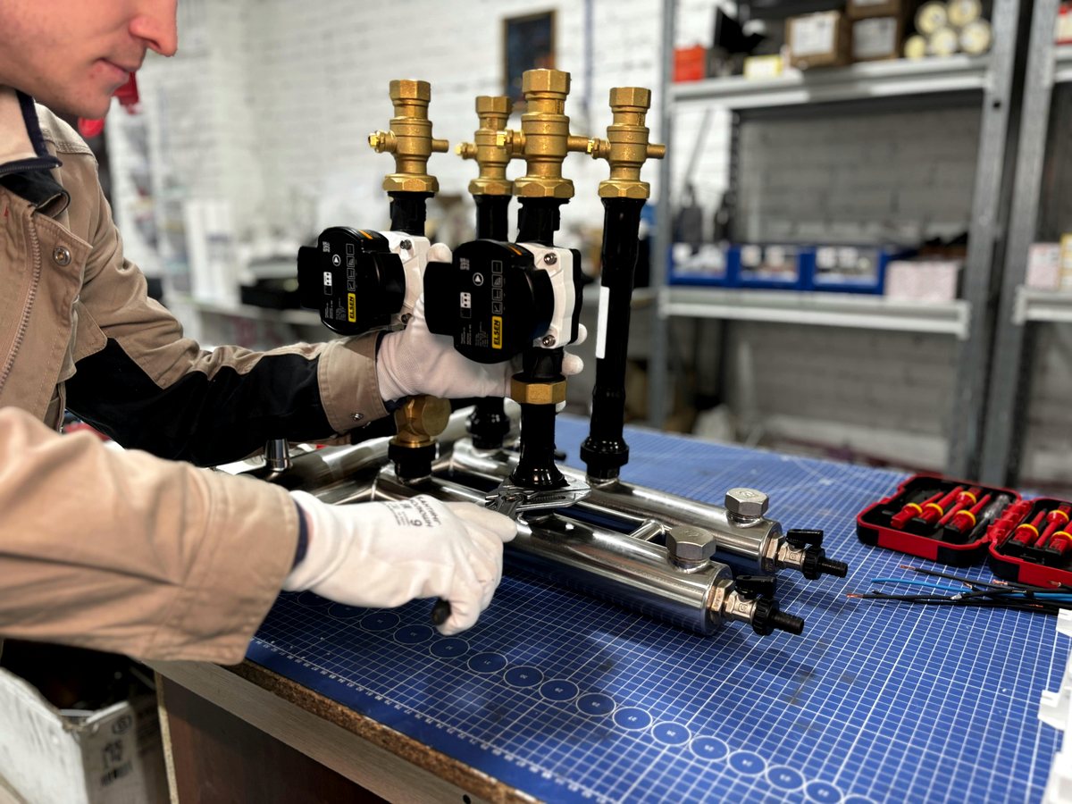 Сборка коллекторного узла